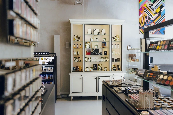 Vitrine des soins